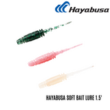 HAYABUSA - FS306 SOFT BAIT LURE 1.5INCHES X 8PCS AJING LURE LIGHT GAME FINESSES GAMES