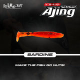 DEVIL CRAFT - AJING SARDINE MINNOW w/T-TAIL 1.7" X 10PCS SOFTBAIT SOFT PLASTIC SOFT LURE
