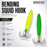 SANTEC - BENDING SQUID HOOK 25g/35g/55g SQUID HOOK