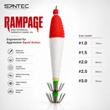 SANTEC - RAMPAGE 70mm/75mm/80mm/85mm/95mm SQUID JIG