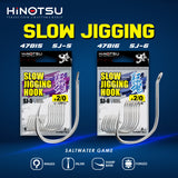 HINOTSU - SJ-5/SJ-6 SLOW JIGGING HOOK W/FLATTED/RINGED FISHING HOOK