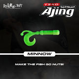 DEVIL CRAFT - AJING MINNOW w/GRUB TAIL 1.5" X 8PCS SOFTBAIT SOFT PLASTIC SOFT LURE