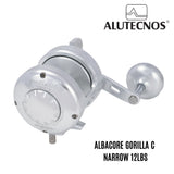 ALUTECNOS - ALBACORE JIGGING REEL 12C GORILLA C NARROW CONVENTIONAL REEL MADE IN ITALY