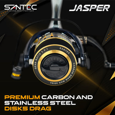 SANTEC - JASPER - 10+1BB - POWER HANDLE - SPINNING REEL