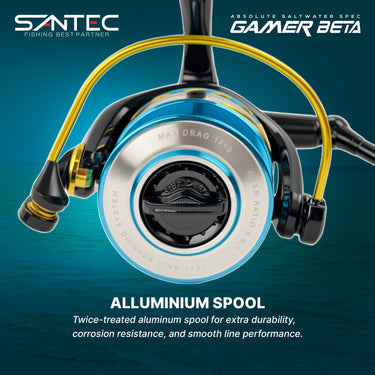 SANTEC - GAMER BETA - 10+1BB - ALUMINIUM SPOOL - SPINNING REEL
