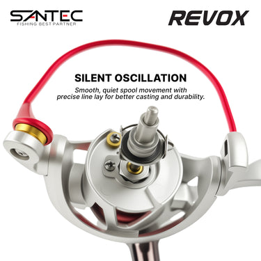 SANTEC - REVOX - 10+1BB - ALUMINIUM SPOOL - SPINNING REEL