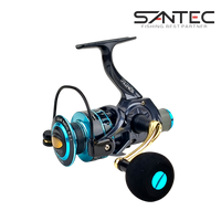 SANTEC - BEAT SW - SKY BLUE - 5+1SUSBB - SPINNING REEL