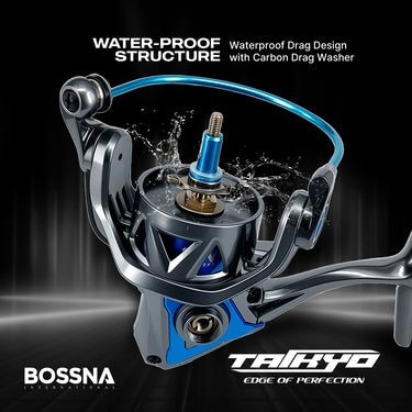 BOSSNA - TAIKYO - 8+1SUSBB - METAL BODY SW SPINNING REEL