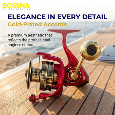 BOSSNA - BASILICA ALUMINIUM BODY 8+1SUSBB SPINNING REEL