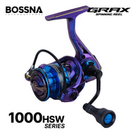 BOSSNA - GRAX 8+1SUSBB SW GRAPHITE BODY - SPINNING REEL