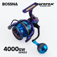 BOSSNA - GRAX 8+1SUSBB SW GRAPHITE BODY - SPINNING REEL