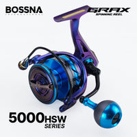 BOSSNA - GRAX 8+1SUSBB SW GRAPHITE BODY - SPINNING REEL