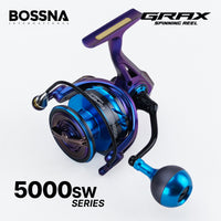 BOSSNA - GRAX 8+1SUSBB SW GRAPHITE BODY - SPINNING REEL