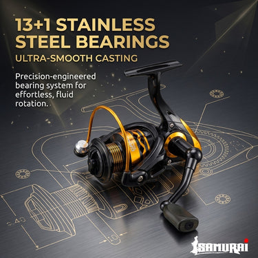 SAMURAI - GAMER 13BB SPINNING REEL