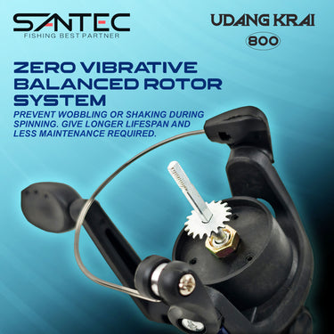 SANTEC - UDANG KRAI 800 - 5BB - PRAWN REEL
