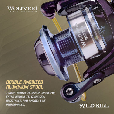WOLFVERI - WILD KILL 7+1SSBB SPINNING REEL