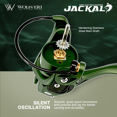WOLFVERI - JACKAL 800 - 5+1BB - SPINNING REEL ULTRA LIGHT REEL