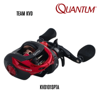 QUANTUM - KVD PT - KVD101 SPTA 8BB - LEFT HANDLE ALUMINUM BODY BAITCASTING REEL