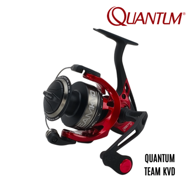QUANTUM - TEAM KVD - 8BB 40SZ PT - ALUMINUM BODY SPINNING REEL