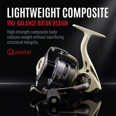 QUANTUM - TRAX - 8BB LIGHTWEIGHT COMPOSITE BODY SPINNING REEL