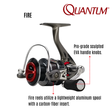 QUANTUM - FIRE - 10BB LIGHTWEIGHT COMPOSITE BODY SPINNING REEL