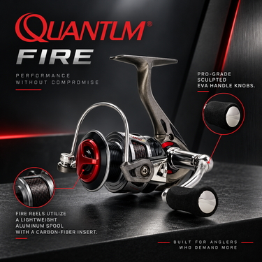 QUANTUM - FIRE - 10BB LIGHTWEIGHT COMPOSITE BODY SPINNING REEL