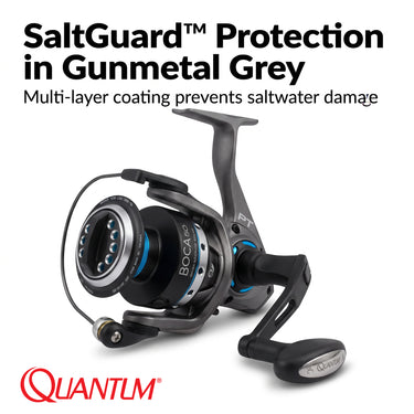 QUANTUM - BOCA 50 PTS - 7BB ALUMINIUM BODY SPINNING REEL