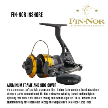 QUANTUM - FIN-NOR INSHORE IFS2500 6BB - ALUMINUM BODY SPINNING REEL