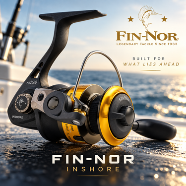 QUANTUM - FIN-NOR INSHORE IFS2500 6BB - ALUMINUM BODY SPINNING REEL