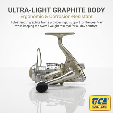TICA - ARIES 3000/3500/4000 GRAPHITE BODY SPINNING REEL (GR SERIES)
