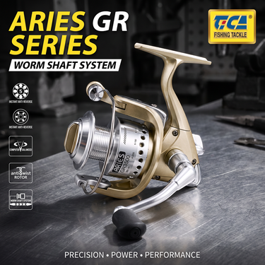 TICA - ARIES 3000/3500/4000 GRAPHITE BODY SPINNING REEL (GR SERIES)