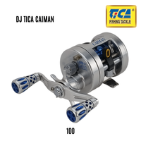 TICA - CAIMAN 100/150/200 - ALUMINIUM BODY RIGHT HANDLE BAITCASTING REEL (DJ SERIES)