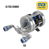 TICA - CAIMAN 100/150/200 - ALUMINIUM BODY RIGHT HANDLE BAITCASTING REEL (DJ SERIES)