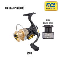 TICA - SPINFOCUS 2500/3500/4500/6000 GRAPHITE BODY SPINNING REEL (GS SERIES)