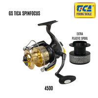 TICA - SPINFOCUS 2500/3500/4500/6000 GRAPHITE BODY SPINNING REEL (GS SERIES)
