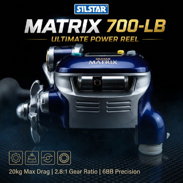 SILSTAR - MATRIX 700 ALUMINIUM BODY ELECTRIC REEL