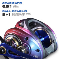 DEVIL CRAFT - SILICA METAL SM200H-SW - LEFT HANDLE BAITCASTING REEL JIGGING