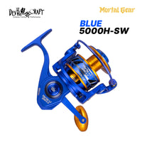 DEVIL CRAFT - MORTAL GEAR - 5000HSW/8000HSW - 12+1SUSBB FULL CNC METAL SPINNING REEL - POPPING BOTTOM SHORECASTING