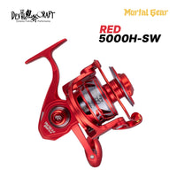 DEVIL CRAFT - MORTAL GEAR - 5000HSW/8000HSW - 12+1SUSBB FULL CNC METAL SPINNING REEL - POPPING BOTTOM SHORECASTING