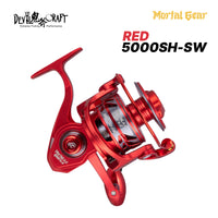 DEVIL CRAFT - MORTAL GEAR - 5000HSW/8000HSW - 12+1SUSBB FULL CNC METAL SPINNING REEL - POPPING BOTTOM SHORECASTING