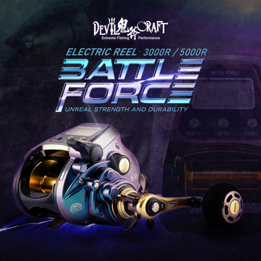 DEVIL CRAFT - BATTLE FORCE BF5000R - 12+1SUSBB ELECTRIC REEL