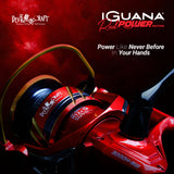 DEVIL CRAFT - IGUANA RED POWER - ALUMINIUM BODY SPINNING REEL - 12+1SUSBB SUPER DRIVE GEAR