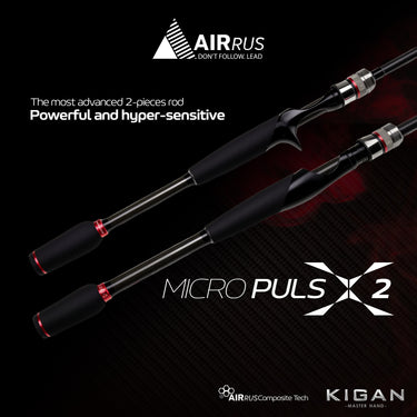 AIRRUS - MICROPULSX2 ROD SERIES SPINNING/CASTING ROD
