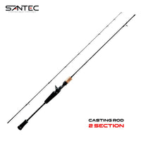SANTEC - CAPRICORN BASS ROD - LURE CASTING - 2 SECTION CASTING/SPINNING ROD