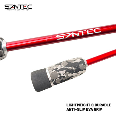 SANTEC - DETECTOR - SOLID CARBON 1 SECTION SPINNING ROD