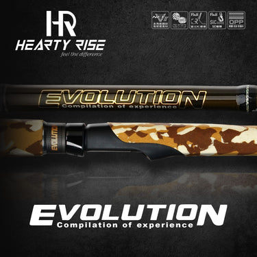 HEARTY RISE - EVOLUTION CARBON ROD 205A 2 SECTION SPINNING ROD