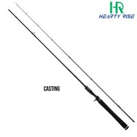 HEARTY RISE - EVOLUTION II - 2 SECTION CARBON ROD SPINNING/CASTING ROD