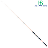 HEARTY RISE - ORANGE FIGHT 6ft 1 SECTION JIGGING GAME - CARBON SPINNING FISHING ROD