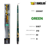 THE ANGLAR - STUG EBI POLE ROD BLUE/GREEN PRAWN FISHING POLE