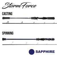 WOLFVERI - STORM FORCE - SOLID CARBON - 1 SECTION / 1.5 SECTION JIGGING ROD LIGHT JIGGING SP-SPINNING/CS-CASTING ROD